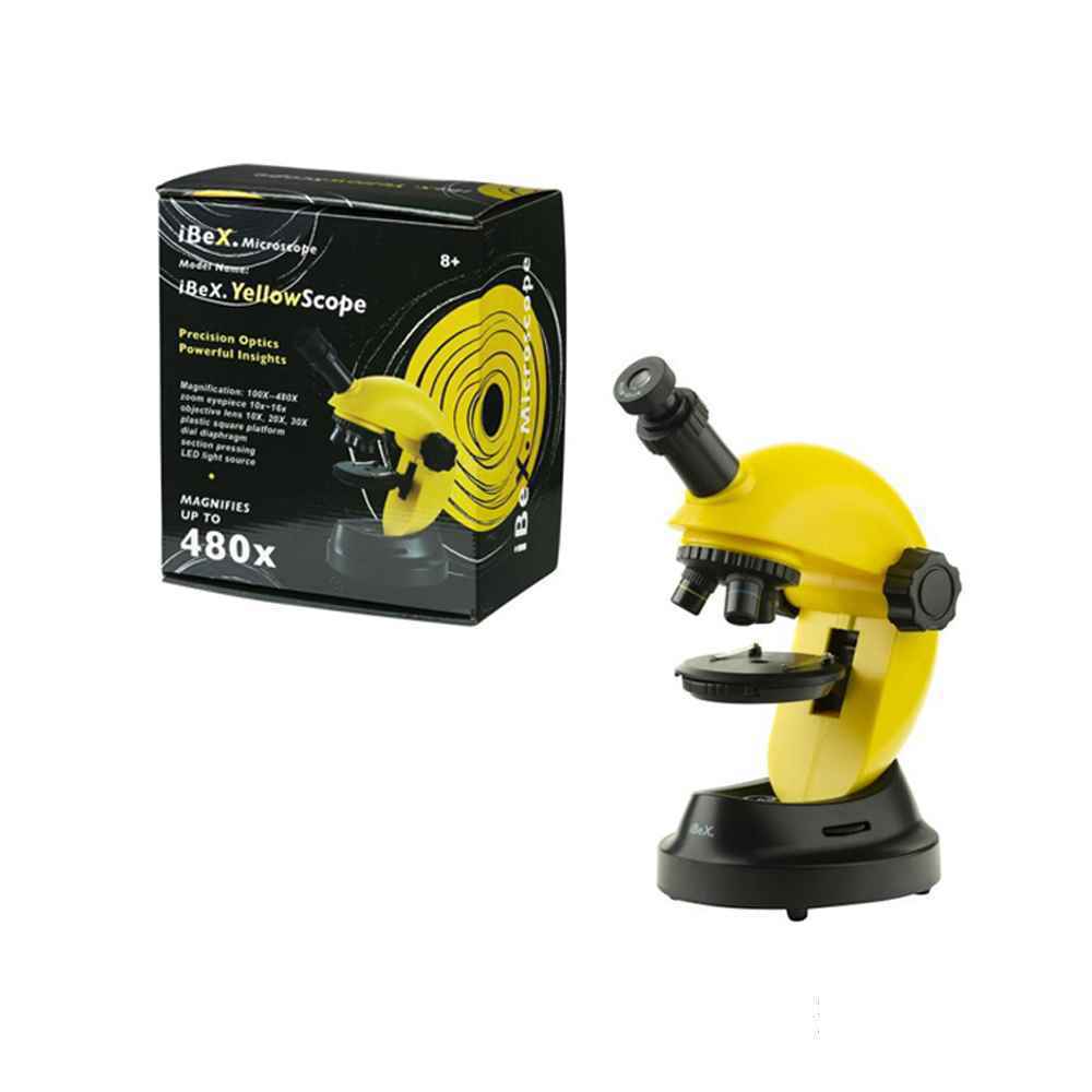 میکروسکوپ زیتازی دانش آموزشی آیبکس مدلYELLOW SCOPE 480X