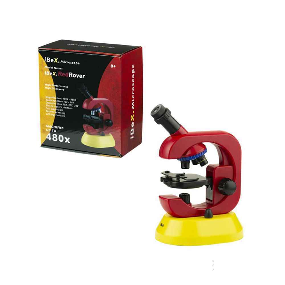 میکروسکوپ زیتازی دانش آموزی آیبکس مدل red rover 480x