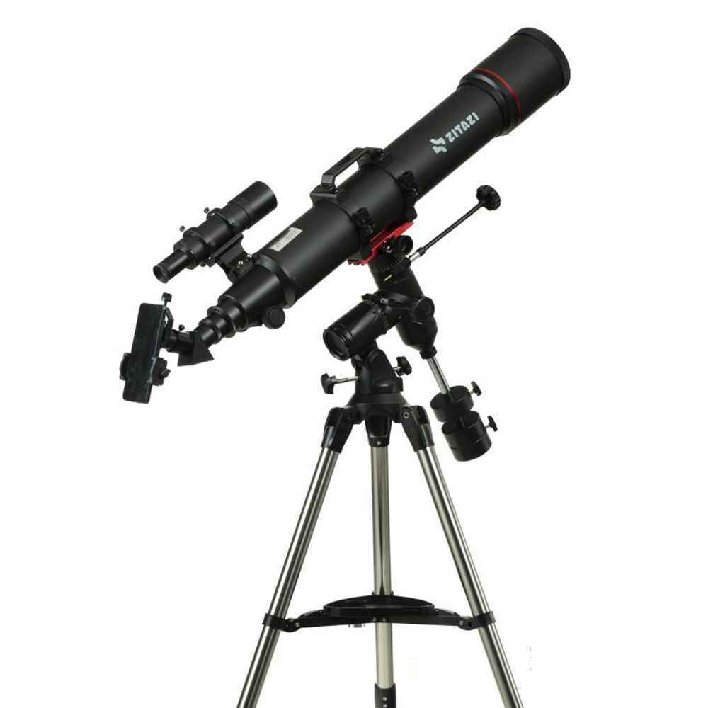تلسکوپ فوق حرفه ای همراه با هارد کیس آلمینیومی و هولدر عکاسی موبایل زیتازی کدzenith-102eq5