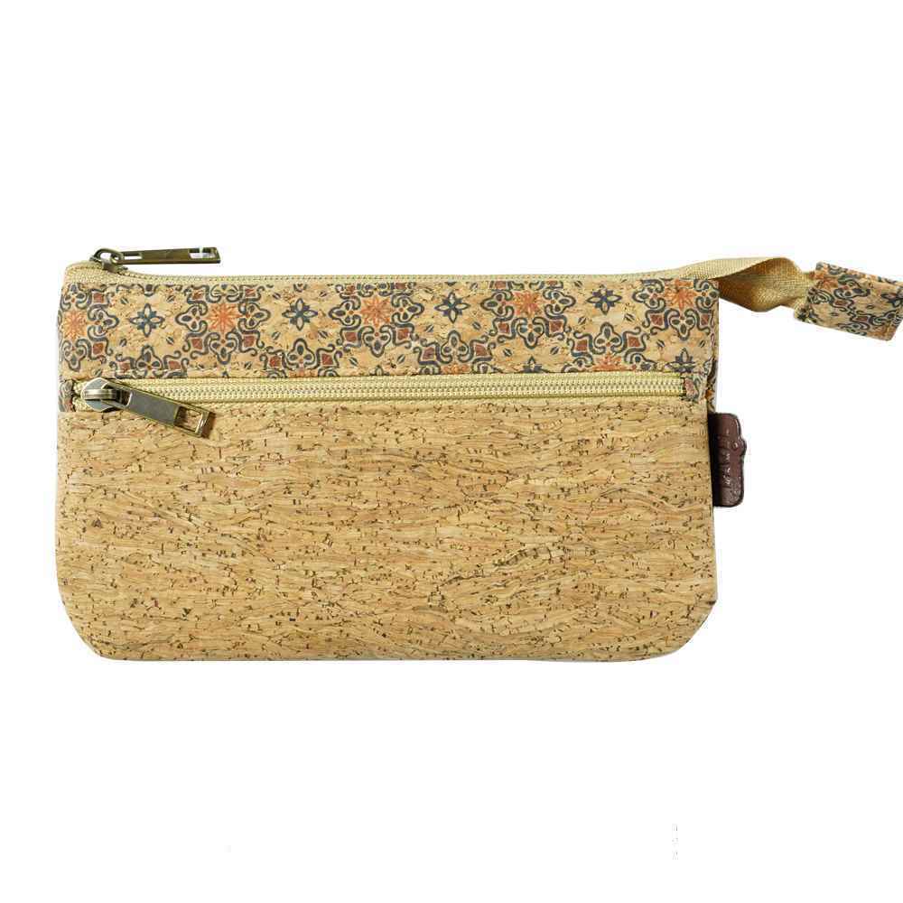 کیف دستی شبه پاکتی جیب دار(چوب پنبه)لیام کدL-18001